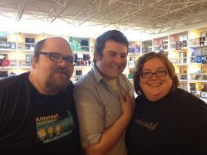 Tom, Aaron and Heather from The Geek Port